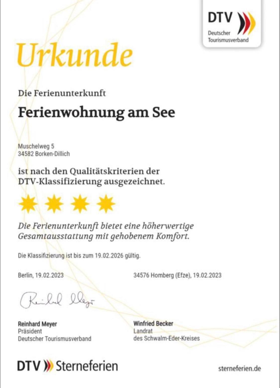 Ferienwohnung Am See Dillich - Eigener Garten - Ruhige Lage - Natur Vor Der Haustuer Borken  Kültér fotó